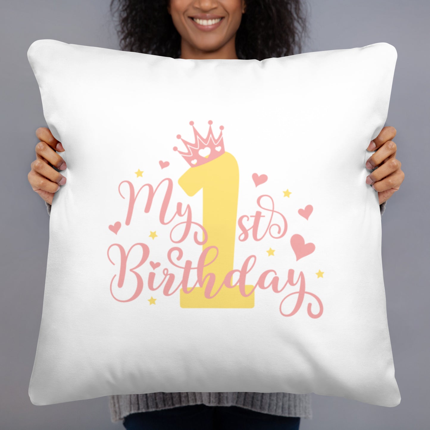 Basic Pillow MY FIRST BIRTHDAY