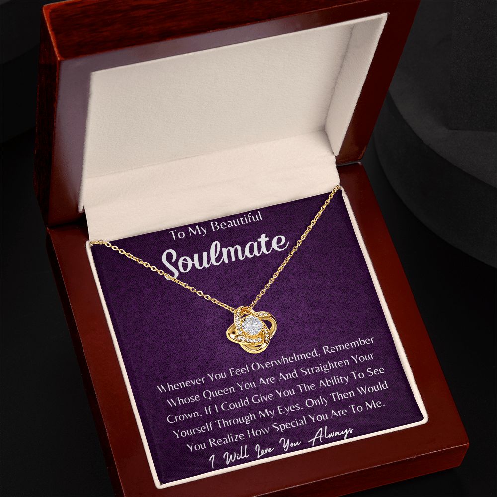 Love knot necklace