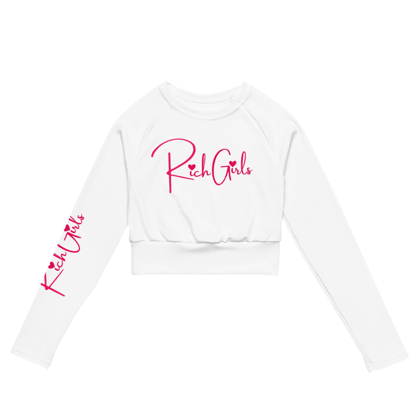 Rich Girls  long-sleeve crop top