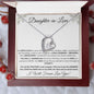 Daughter-In-Law Birthday Gift Wedding gift for her Christmas gift Necklace Jewelry gift for Bride gift from Mother In Law LOVE