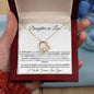 Daughter-In-Law Birthday Gift Wedding gift for her Christmas gift Necklace Jewelry gift for Bride gift from Mother In Law LOVE