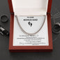 Bonus DAD cuban link chain Necklace