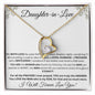 Daughter-In-Law Birthday Gift Wedding gift for her Christmas gift Necklace Jewelry gift for Bride gift from Mother In Law LOVE