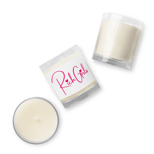 Rich Girl Glass jar soy wax candle