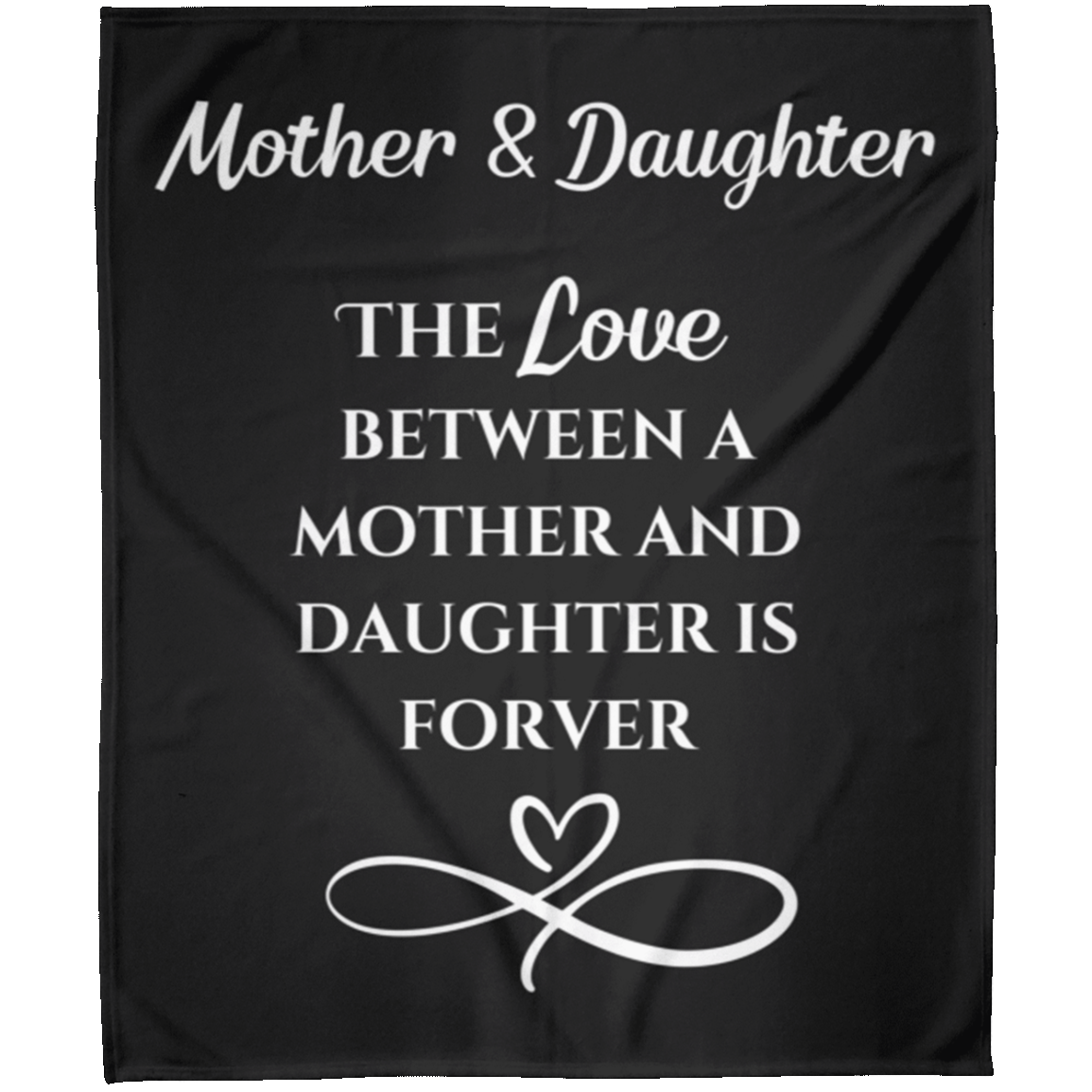 Mother Daughter  Fleece Blanket 50x60
