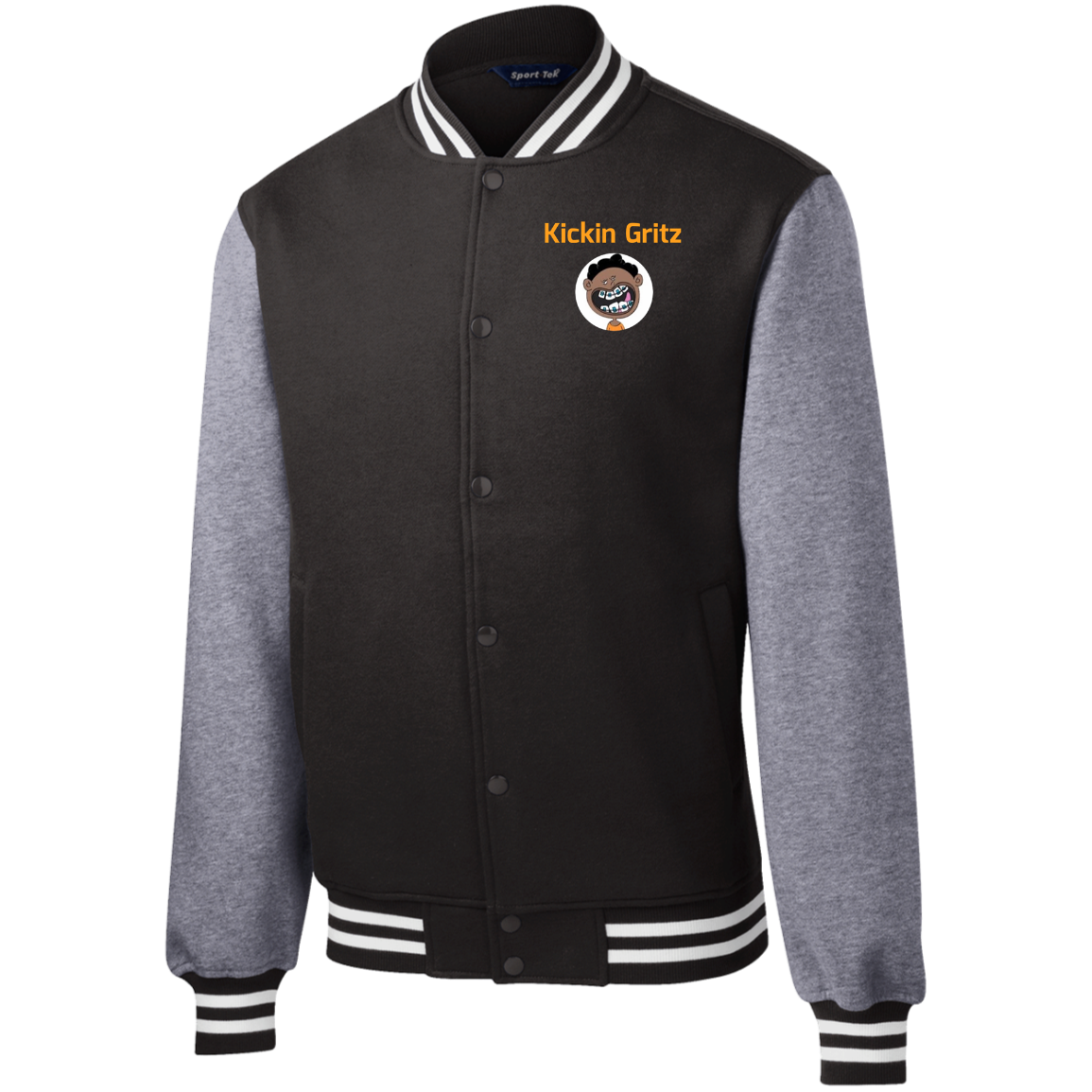 Kickin Gritz (1) ST270 Fleece Letterman Jacket