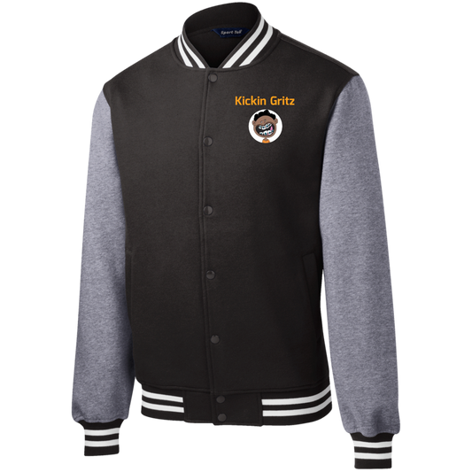 Kickin Gritz (1) ST270 Fleece Letterman Jacket