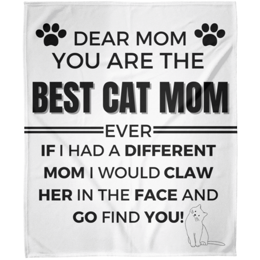 Best Cat MomFleece Blanket 50x60