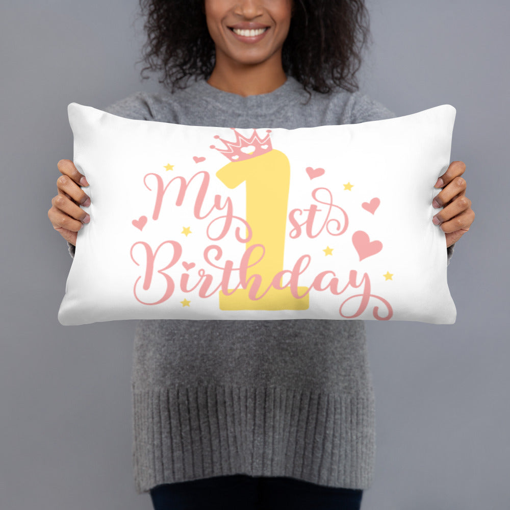 Basic Pillow MY FIRST BIRTHDAY