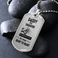 Daddy and daughter necklace heart to heart