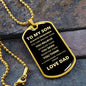 TO MY SON DOG TAG