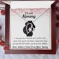 To My MOMMY Necklace, BABY GIFT, Valentines day gift, Holiday Gift, Just Because Gift