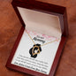 To My MOMMY Necklace, BABY GIFT, Valentines day gift, Holiday Gift, Just Because Gift