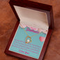 To My Soulmate Heart Necklace, PUSH GIFT, BABY DUE DATE, ANNIVERSARY GIFT, BABY GIFT