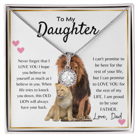 ETERNAL DAUGHTER NECKLACE LOVE DAD