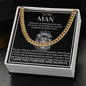 To My man Cuban Link Chain