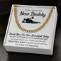 New daddy cuban link chain necklace, BABY GIFT