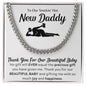 New daddy cuban link chain necklace, BABY GIFT