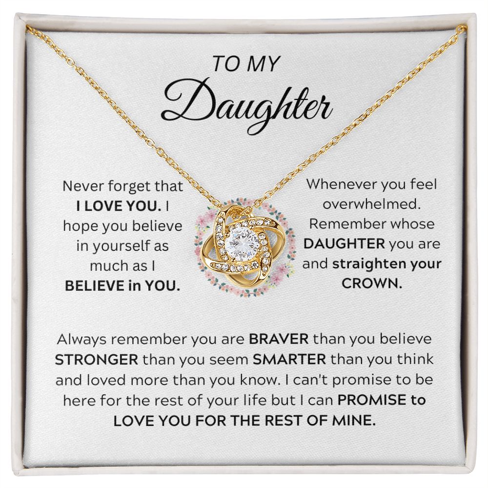 LOVE KNOT boarder NECKLACE