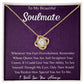 Love knot necklace