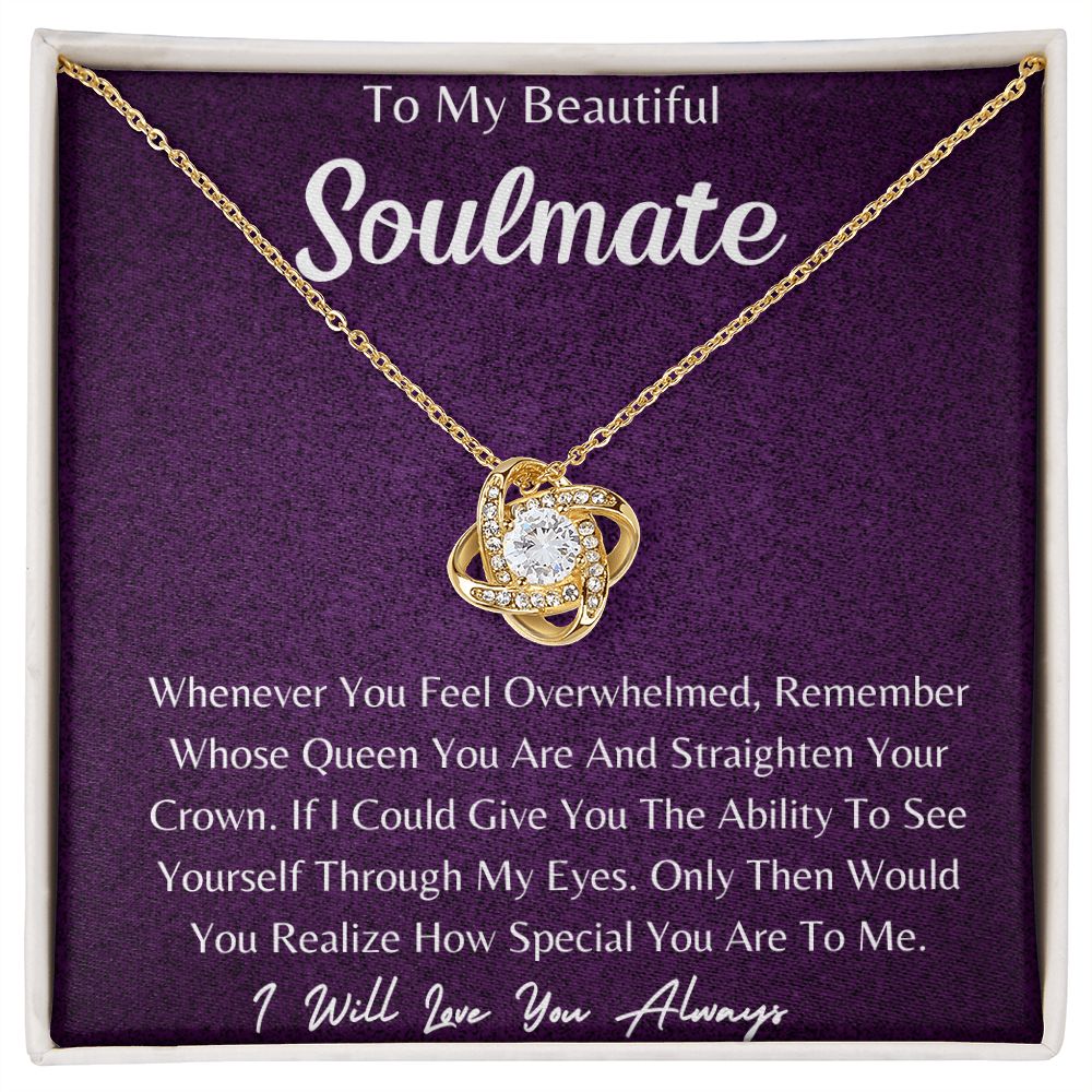 Love knot necklace