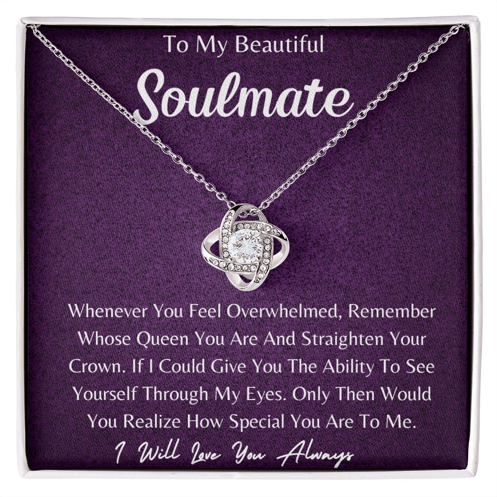 Love knot necklace