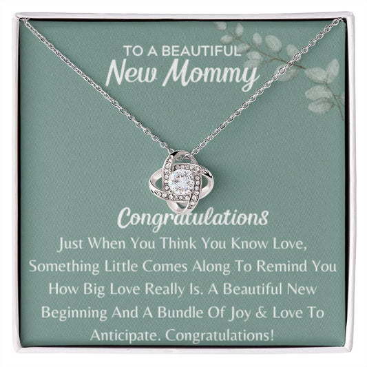 New mommy congratulations Necklace