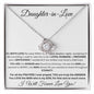 Daughter-In-Law Birthday Gift Wedding gift for her Christmas gift Necklace Jewelry gift for Bride gift from Mother In Law LOVE