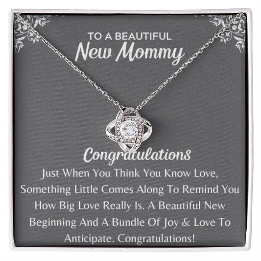 Congratulations New Mommy Necklace, BABY gift, Holiday gift, Just because gift