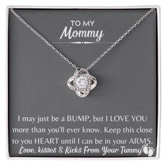 To my Mommy Kisses and kicks from Your Tummy, BABY GIFT, Push Gift, Holiday gift, Just Because gift