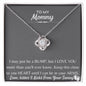 To my Mommy Kisses and kicks from Your Tummy, BABY GIFT, Push Gift, Holiday gift, Just Because gift