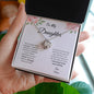 To My Daughter Love MOM LOVE KNOT Necklace