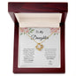 To My Daughter Love MOM LOVE KNOT Necklace