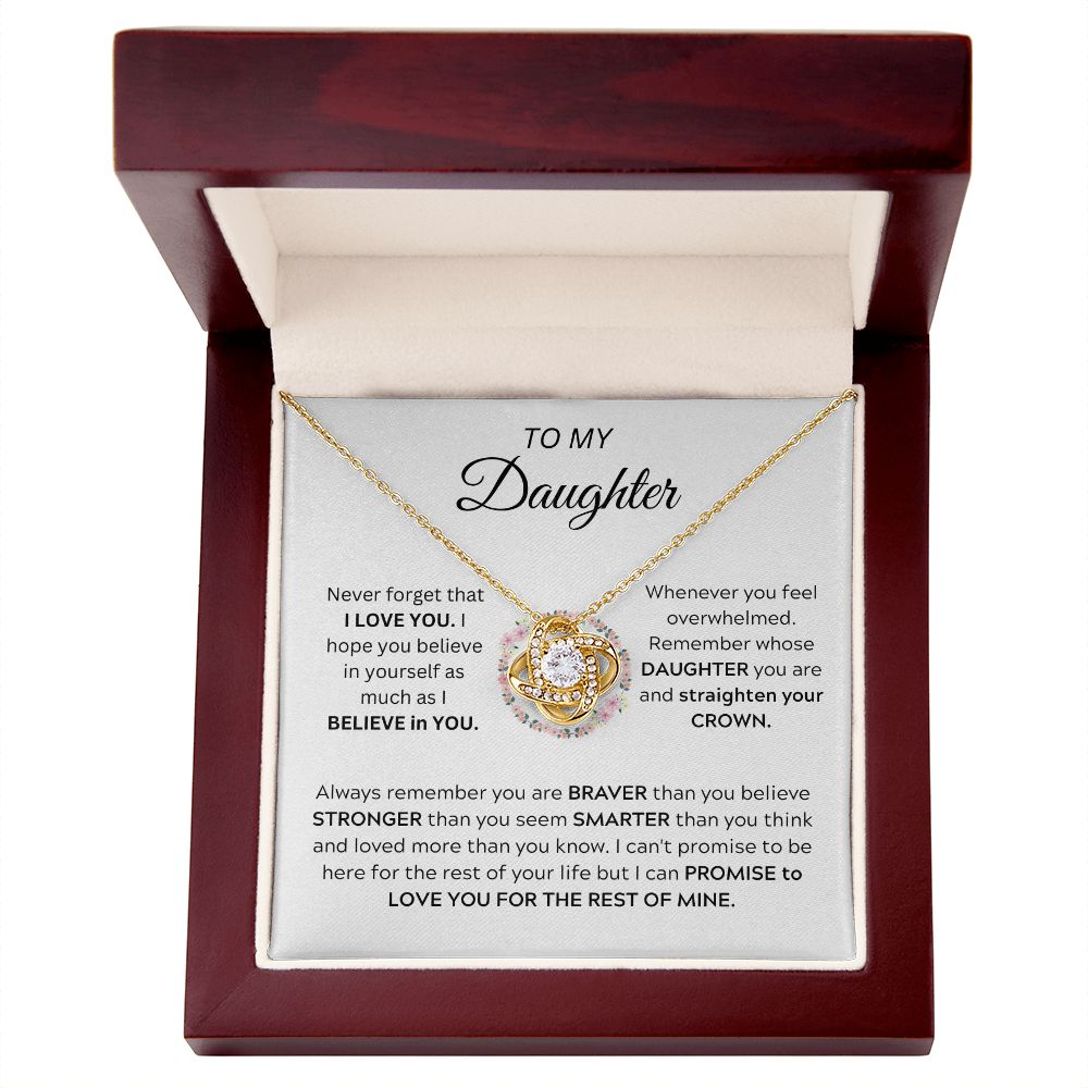 LOVE KNOT boarder NECKLACE