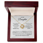 TO MY DAUGHTER LOVE KNOT KNECKLACE