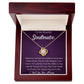 Love knot necklace