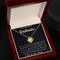 Love knot necklace