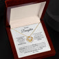 To my daughter flower necklace love mom