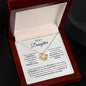 TO MY DAUGHTER LOVE KNOT KNECKLACE
