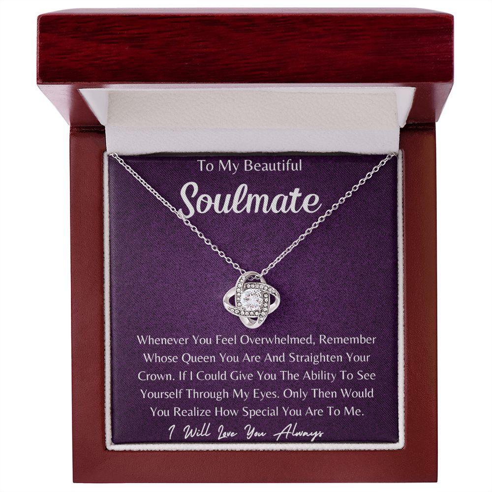 Love knot necklace