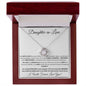 Daughter-In-Law Birthday Gift Wedding gift for her Christmas gift Necklace Jewelry gift for Bride gift from Mother In Law LOVE