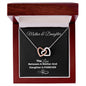 Mother & Daughter Heart Necklace