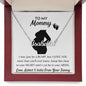 To my mommy Neckalce, Customize the NAME, BABY GIFT