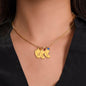 Engraved Birthstone Necklace