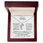 Engraved Birthstone Necklace