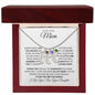 Engraved Birthstone Necklace