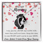 To my Mommy Necklace, BABY GIFT, Valentines day Gift, Holiday Gift, Just Because Gift