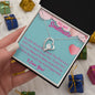To My Soulmate Heart Necklace, PUSH GIFT, BABY DUE DATE, ANNIVERSARY GIFT, BABY GIFT