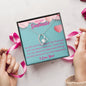 To My Soulmate Heart Necklace, PUSH GIFT, BABY DUE DATE, ANNIVERSARY GIFT, BABY GIFT