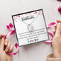 Soulmate heart necklace, push gift, baby gift, anniversary gift, Holiday gift
